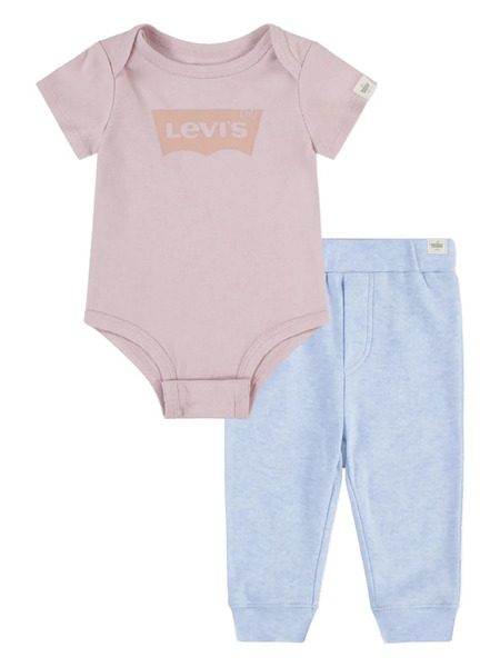  Levi's Kids Logo-print Trousers Set - Grey 
