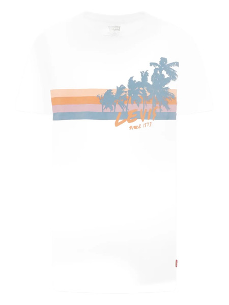  Levi's Kids Palm Tree-print T-shirt - White 