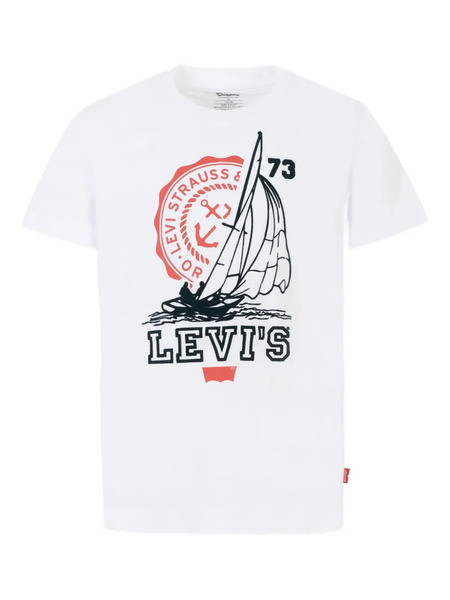  Levi's Kids Sailboat-graphic T-shirt - White 