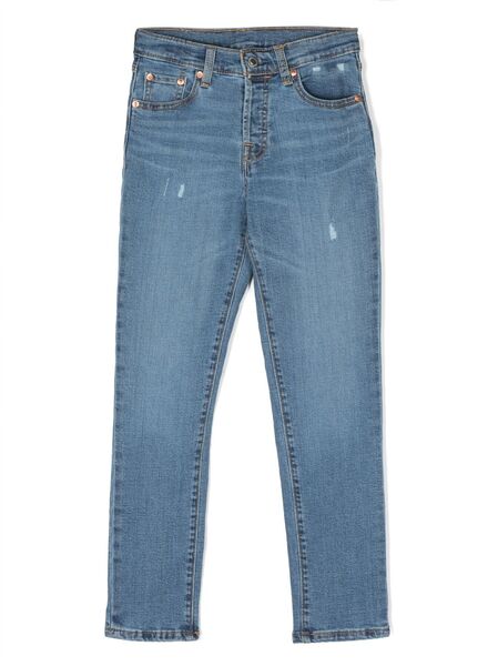  Levi's Kids Straight-leg Denim Trousers - Blue 