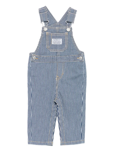  Levi's Kids Striped Dungarees - Blue 