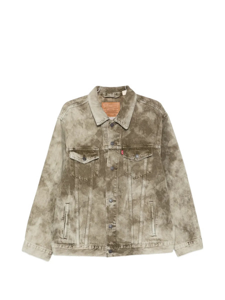  Levi's Logo-patch Jacket - Green 