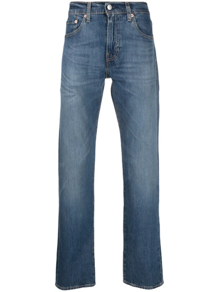  Levi's Logo-patch Straight-leg Jeans - Blue 