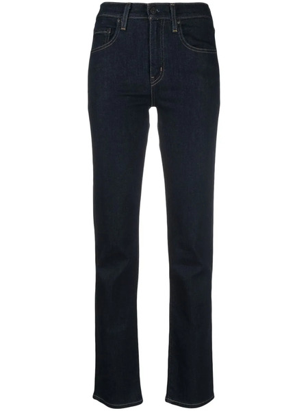  Levi's Mid-rise Straight-leg Jeans - Blue 