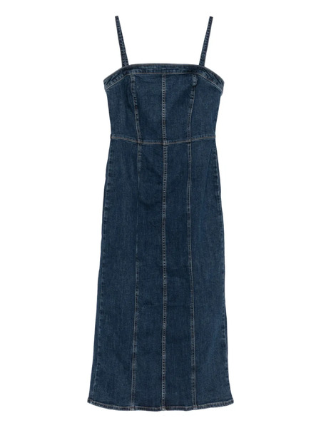  Levi's Panelled Bustier Midi Dress - Blue 