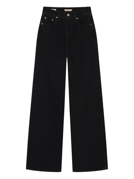  Levi's Premium Ribcage Wide-leg Jeans - Black 