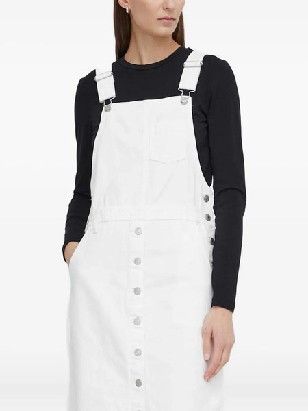  Levi's Ticon Button Jumper Dress - White 