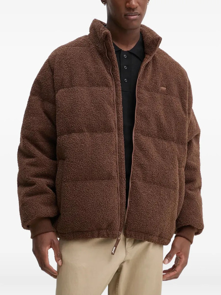  Levi's Zip Sherpa Jacket - Brown 