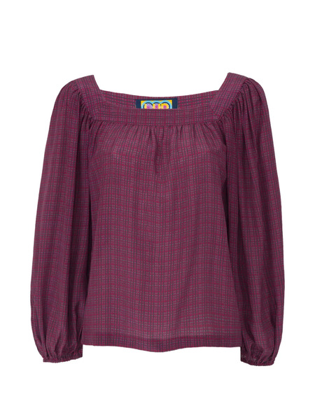  Lhd Bird Street Squared-neck Gathered Blouse 