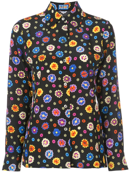  Lhd Floral Print Shirt - Black 