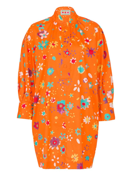  Lhd Harbour Island Floral Dress - Orange 