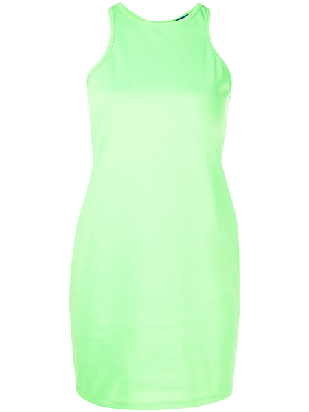  Lhd Hockney Sleeveless Backless Mini Dress - Green 
