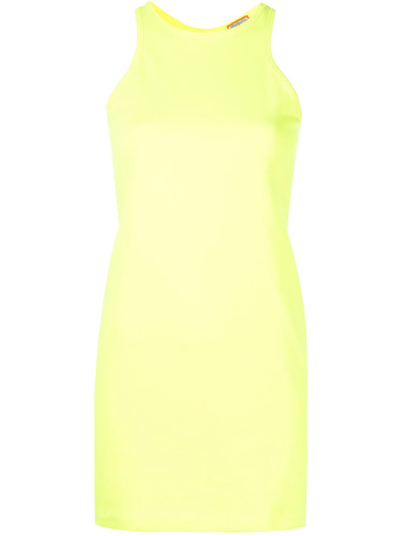  Lhd Hockney Sleeveless Backless Mini Dress - Yellow 