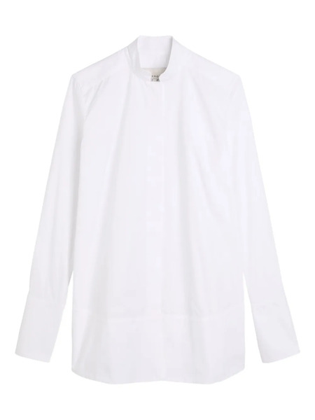  Liberowe Long-sleeve Cotton Shirt - White 