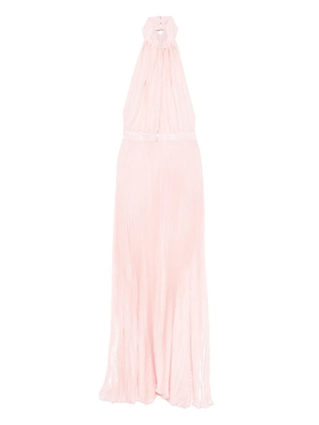  L'idée Eden Halterneck Pleated Gown - Pink 