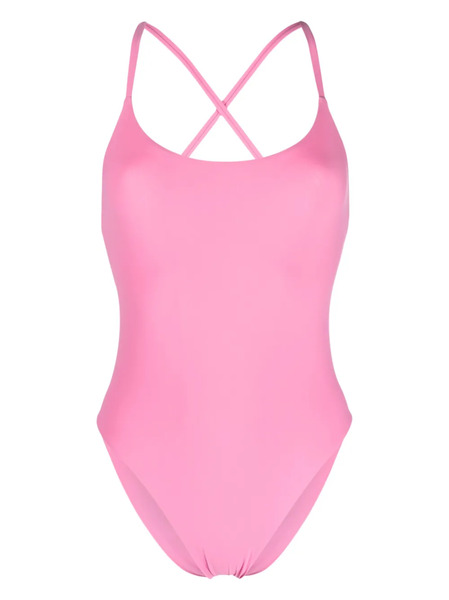  Lido Criss-cross Straps High-cut Swimsuit - Pink 