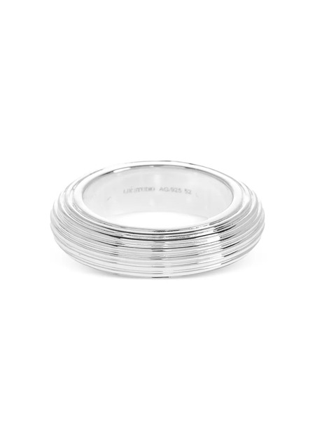  Lie Studio Amelia Ridged-design Ring - Silver 