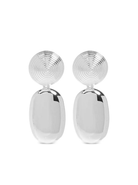  Lie Studio Carla Spiral-design Earrings - Silver 