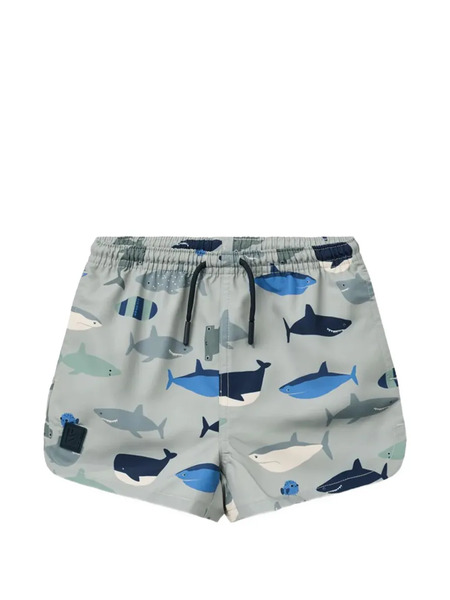  Liewood Shark Print Swimwear - Grey 