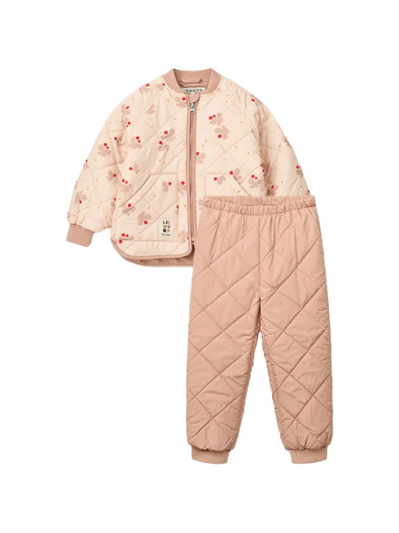  Liewood Zella Padded Trousers Set - Neutrals 
