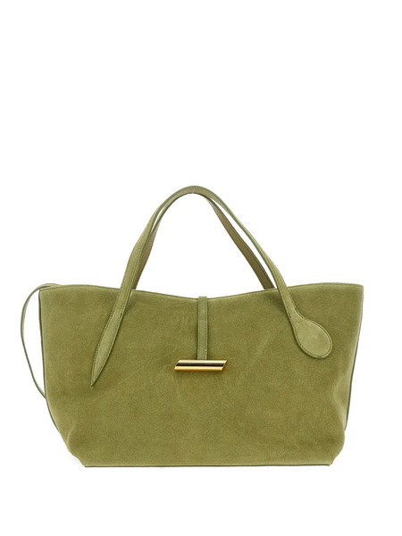  Liffner Suede Tote Bag - Green 