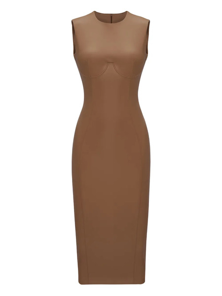  Lika Sleeveless Mini Dress - Neutrals 