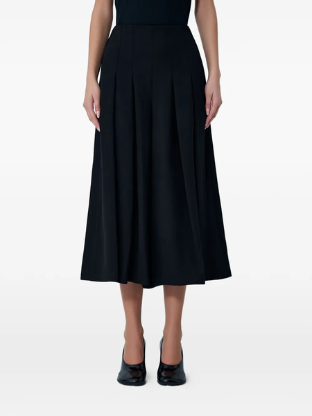  Limi Feu Pleated Cropped Palazzo Pants - Black 