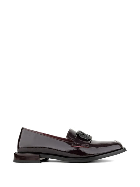  Linda Baumann Buckle Loafers - Red 