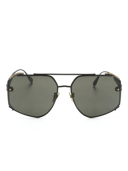 Linda Farrow Amar Pilot-frame Sunglasses - Black 