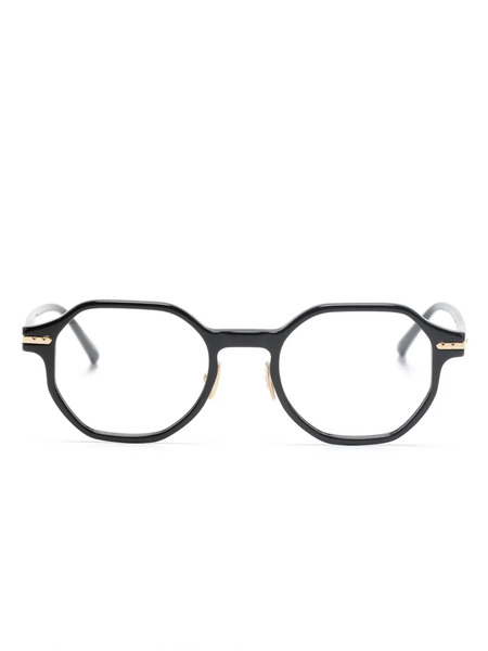  Linda Farrow Axis Geometric-frame Glasses - Black 