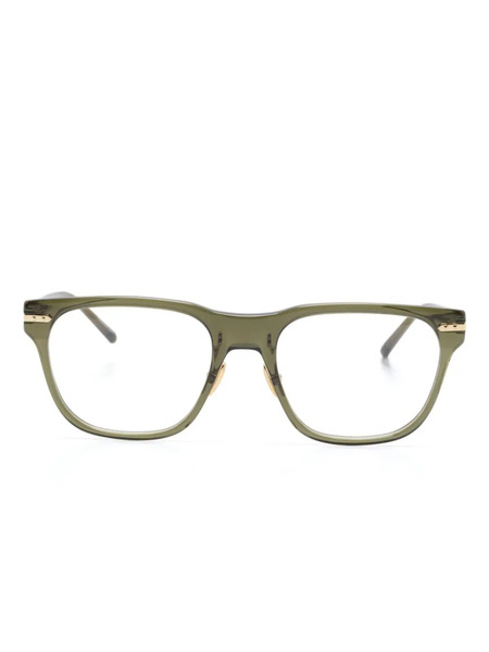  Linda Farrow Cove Rectangle-frame Glasses - Black 