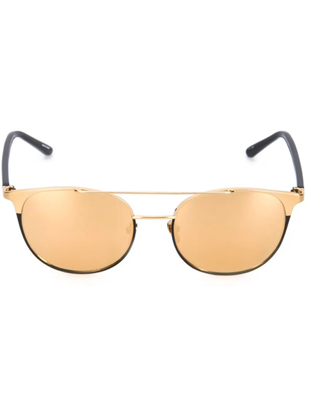  Linda Farrow Mirrored Sunglasses - Metallic 