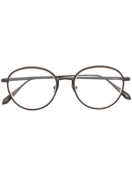 Linda Farrow Moss Round-frame Glasses - Black 