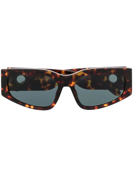  Linda Farrow Senna Tortoiseshell-effect Sunglasses - Brown 
