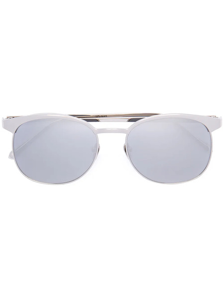  Linda Farrow Square Frame Sunglasses - Metallic 