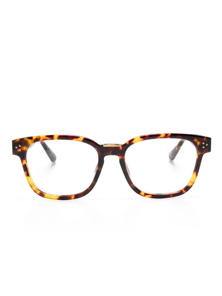  Linda Farrow Steffen Square-frame Glasses - Brown 