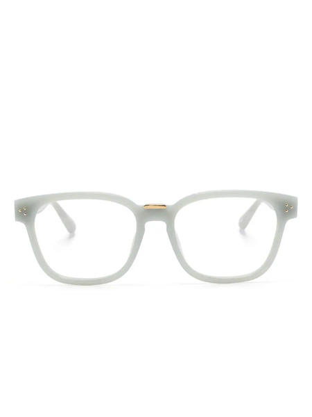  Linda Farrow Steffen Square-frame Glasses - Grey 
