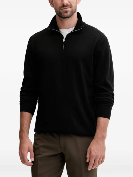  Lindbergh Half-zip Sweater - Black 