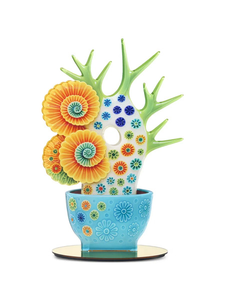  Linee Recanati Bonsai Marini Floral Vase - Blue 