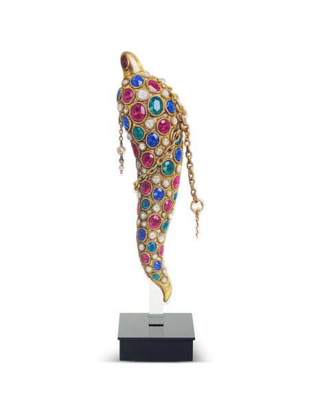  Linee Recanati Chain Embellished Home Decor - Gold 