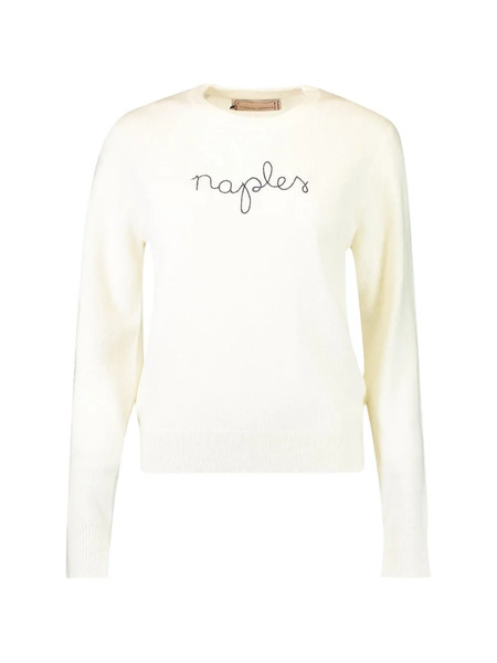  Lingua Franca Naples Crew Neck Sweater - Neutrals 