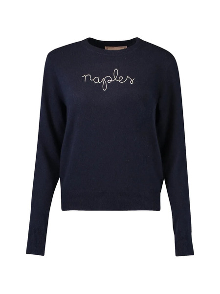  Lingua Franca Naples Crewneck Sweater - Blue 