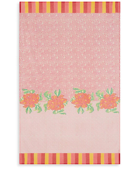  Lisa Corti Camelia Magenta Beach Towel - Pink 