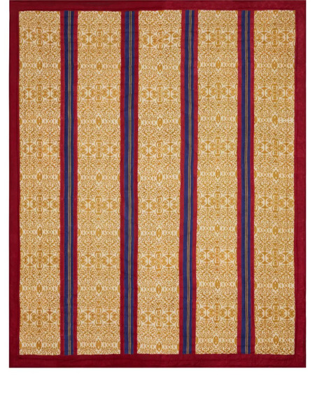  Lisa Corti Cotton Reversible Brocade Quilt - Yellow 