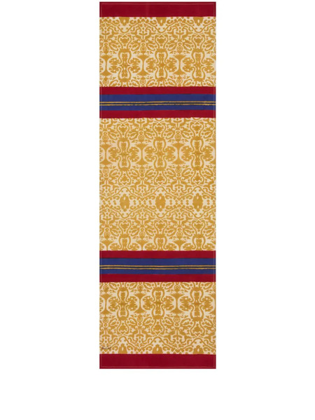  Lisa Corti Damask Cotton Runner - Neutrals 