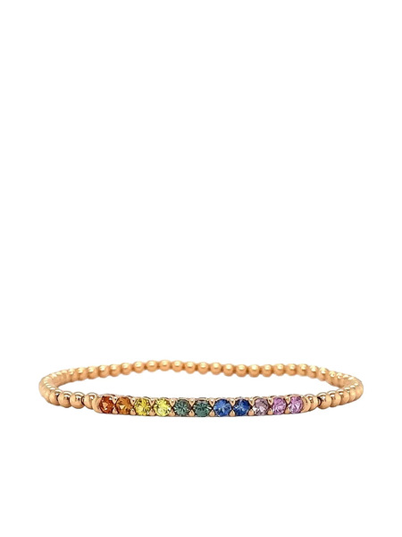  Lisa Nik 18k Rose Gold Sapphire Bracelet - Pink 