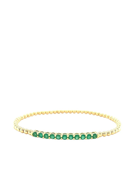  Lisa Nik 18k Yellow Gold Emerald Bracelet 