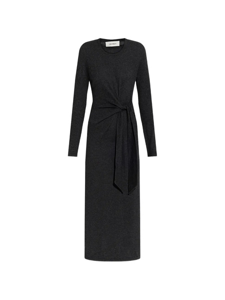  Lisa Yang Alayne Long-sleeve Midi Dress - Grey 