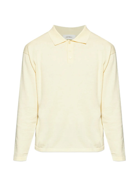  Lisa Yang Button Long-sleeve Polo Shirt - Yellow 