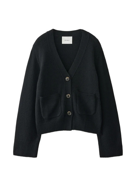  Lisa Yang Button Pocket Cardigan - Black 